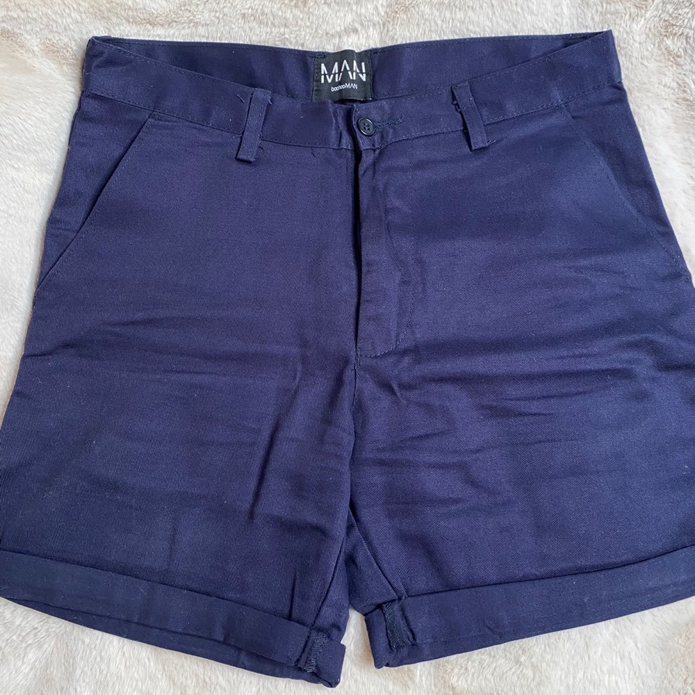 Boohoo Man Blue shorts
